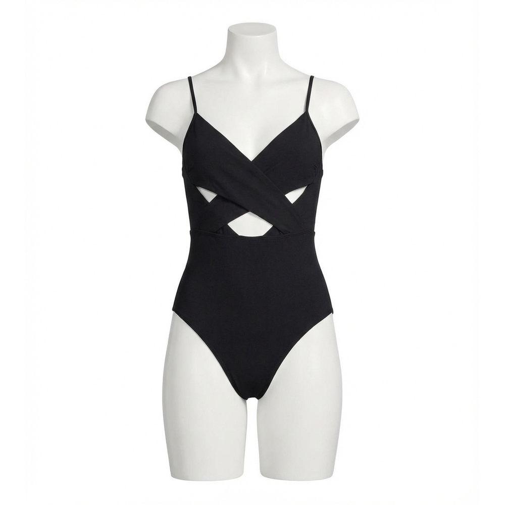 NEW ZIMMERMANN lexi cutout swimsuit in noir